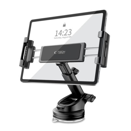 Tech-Protect V4 Wind Dash držiak na tablet do auta, čierny