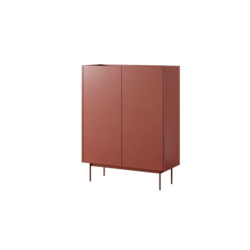 Komoda Color KD97 červená/dub linea