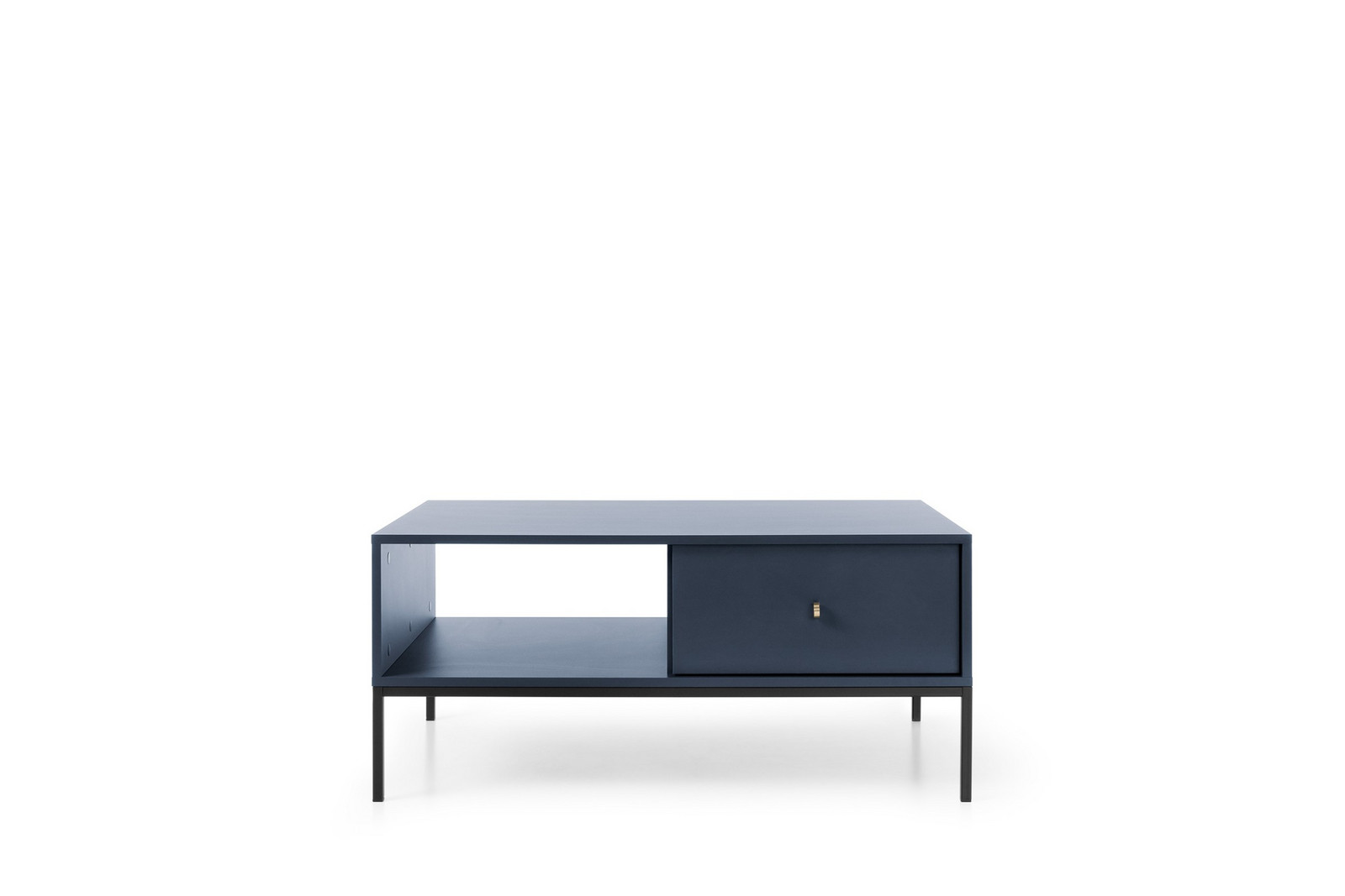 Konferenční stolek Mono II 104 cm modrý/černý