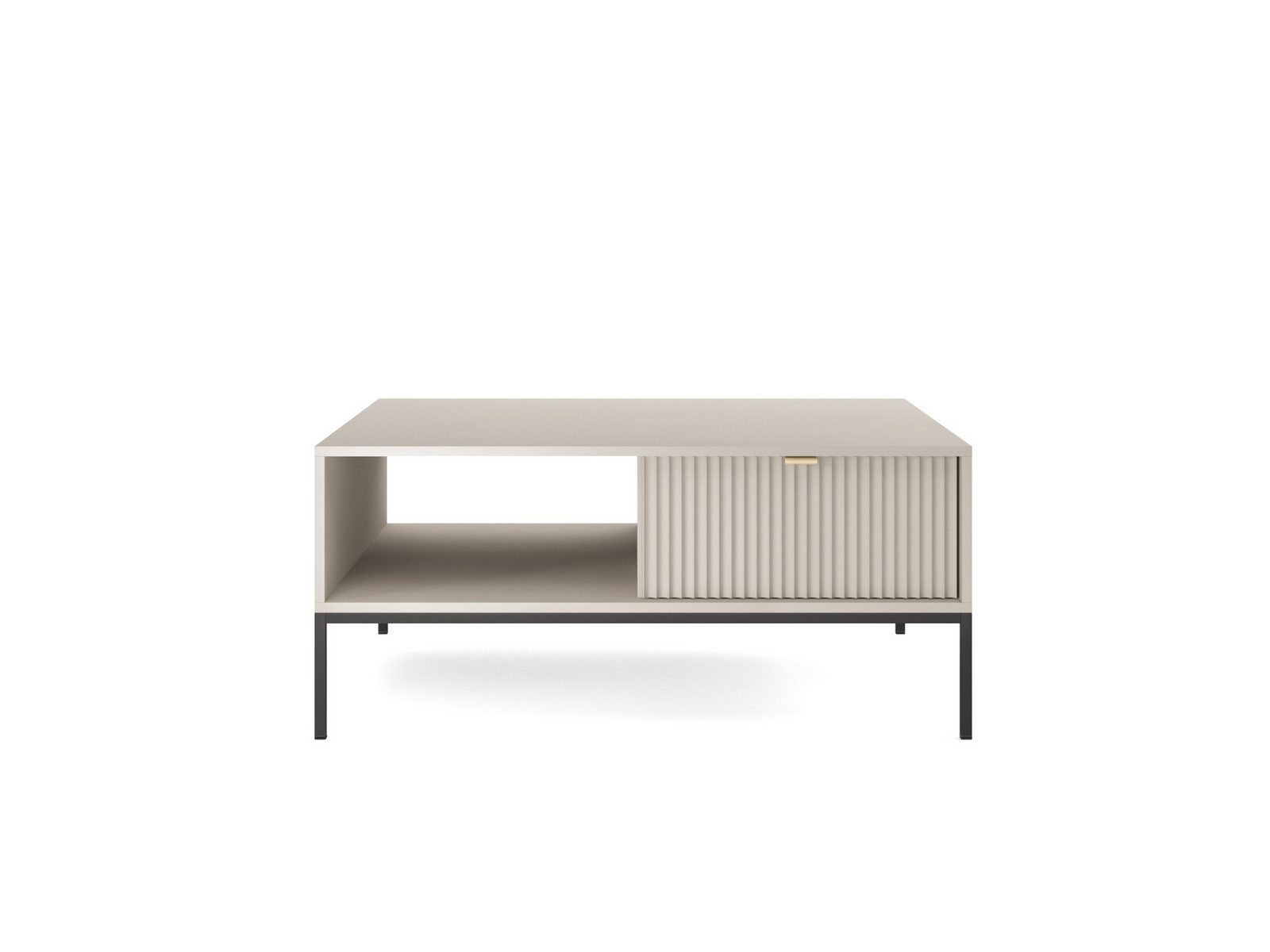 Konferenční stolek Nova 104 cm kašmír/černý