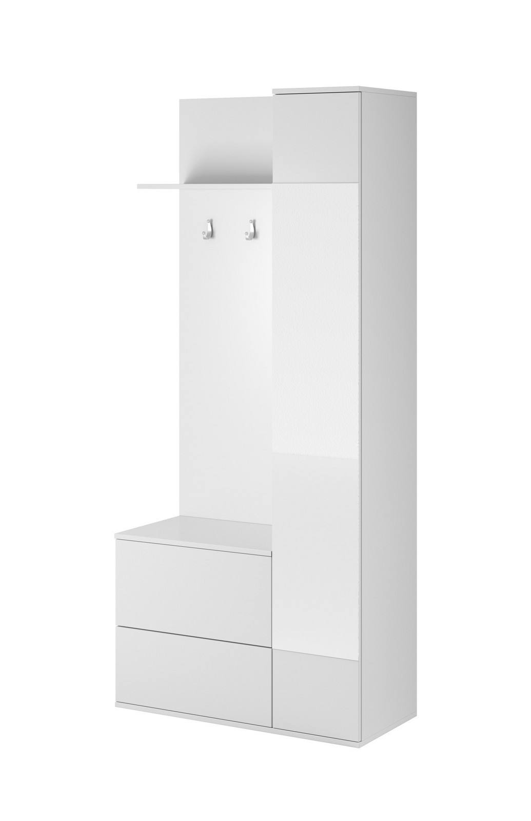 Předsíňová stěna Green 90 cm bílá