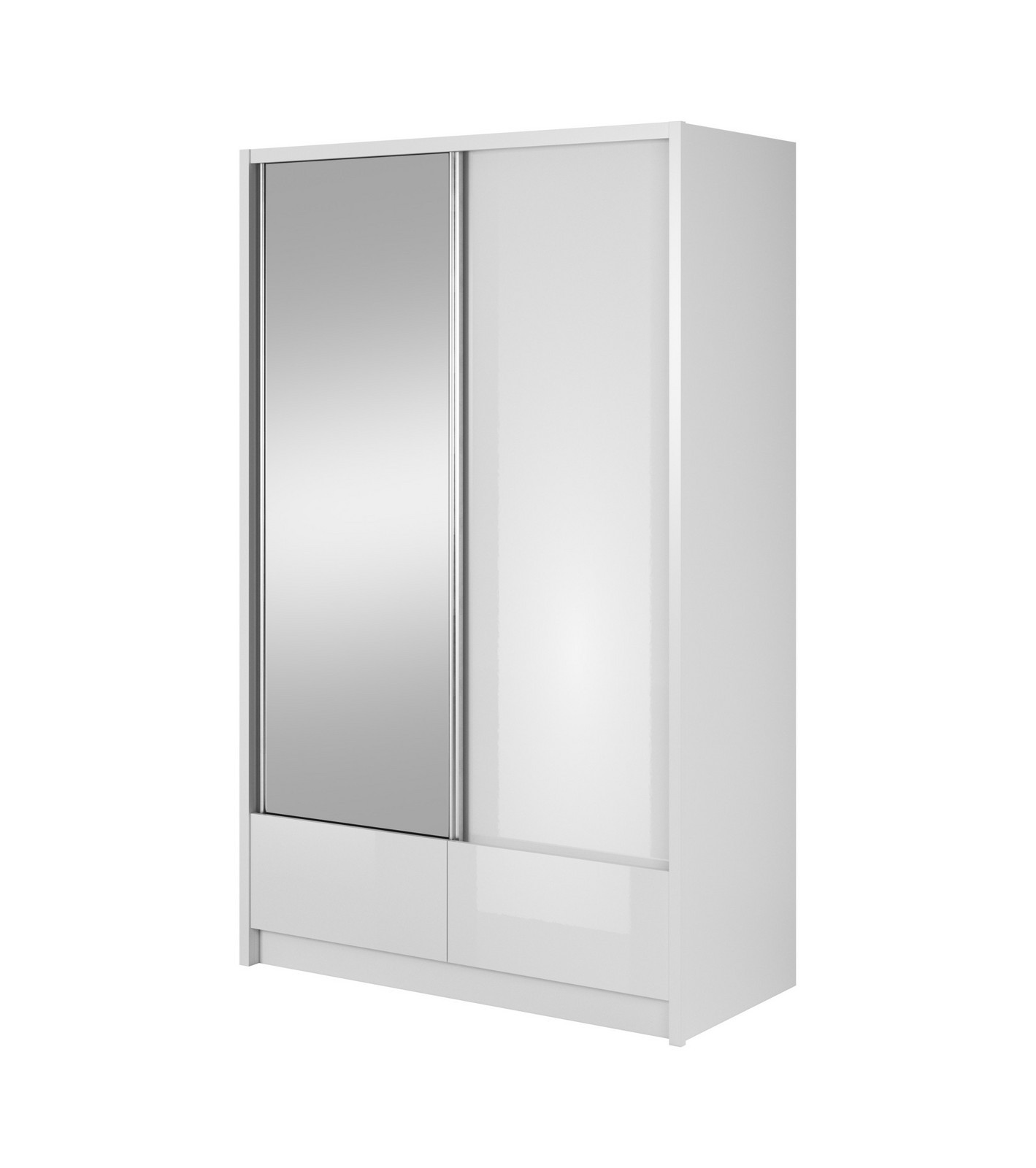 Šatní skříň Aria I 134 cm bílá