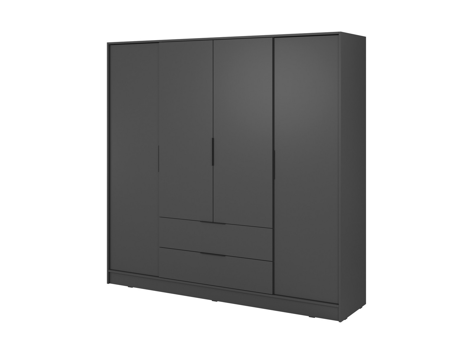 Šatní skříň Kelly 4D 206 cm grafit