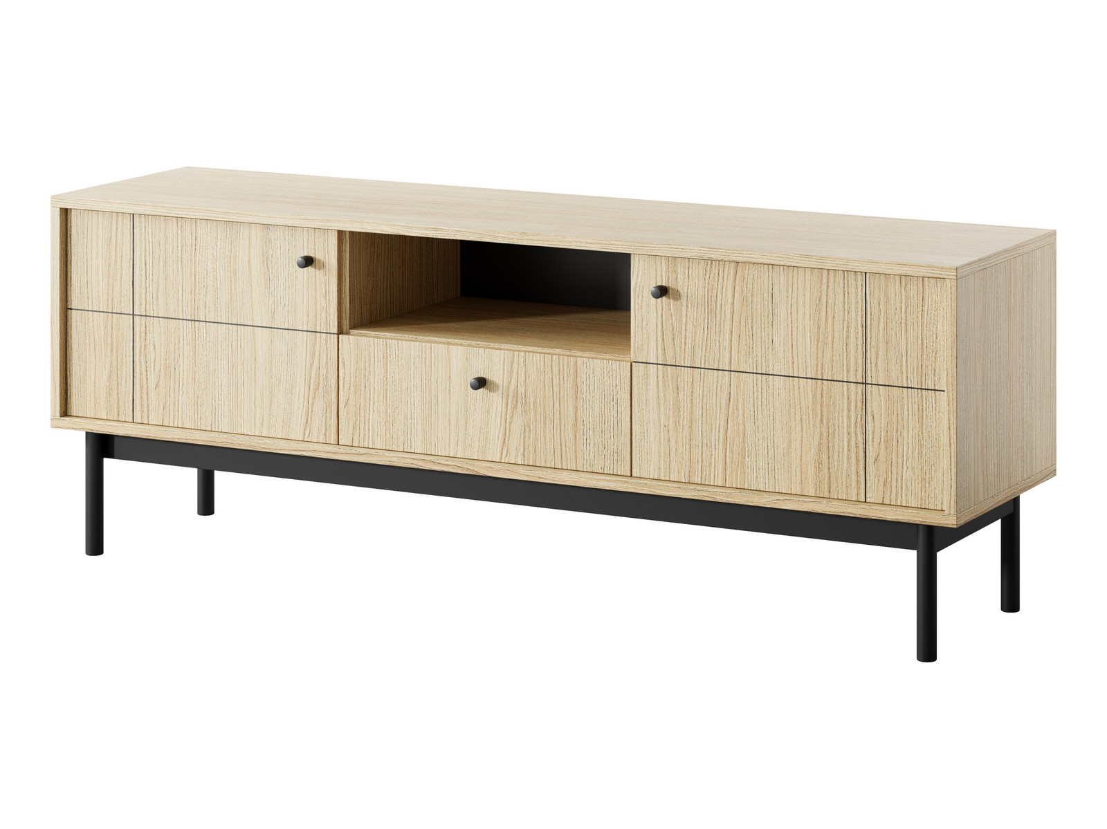 Televizní stolek Japandi 153 cm dub linea