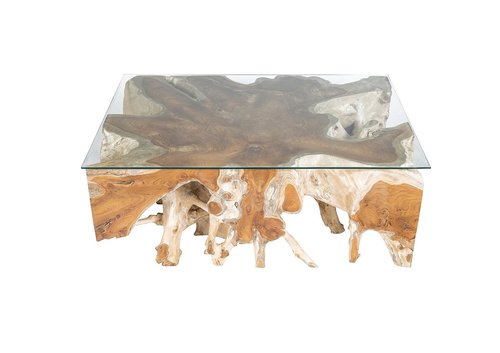 DEOKORK Teakový stolík BRANCH XXII