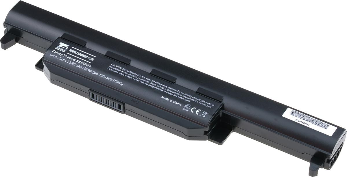 Batéria T6 Power Asus A45, A55, K45, K55, R500, R503, R704, X45, X55, X75, 5200mAh, 56Wh, 6cell