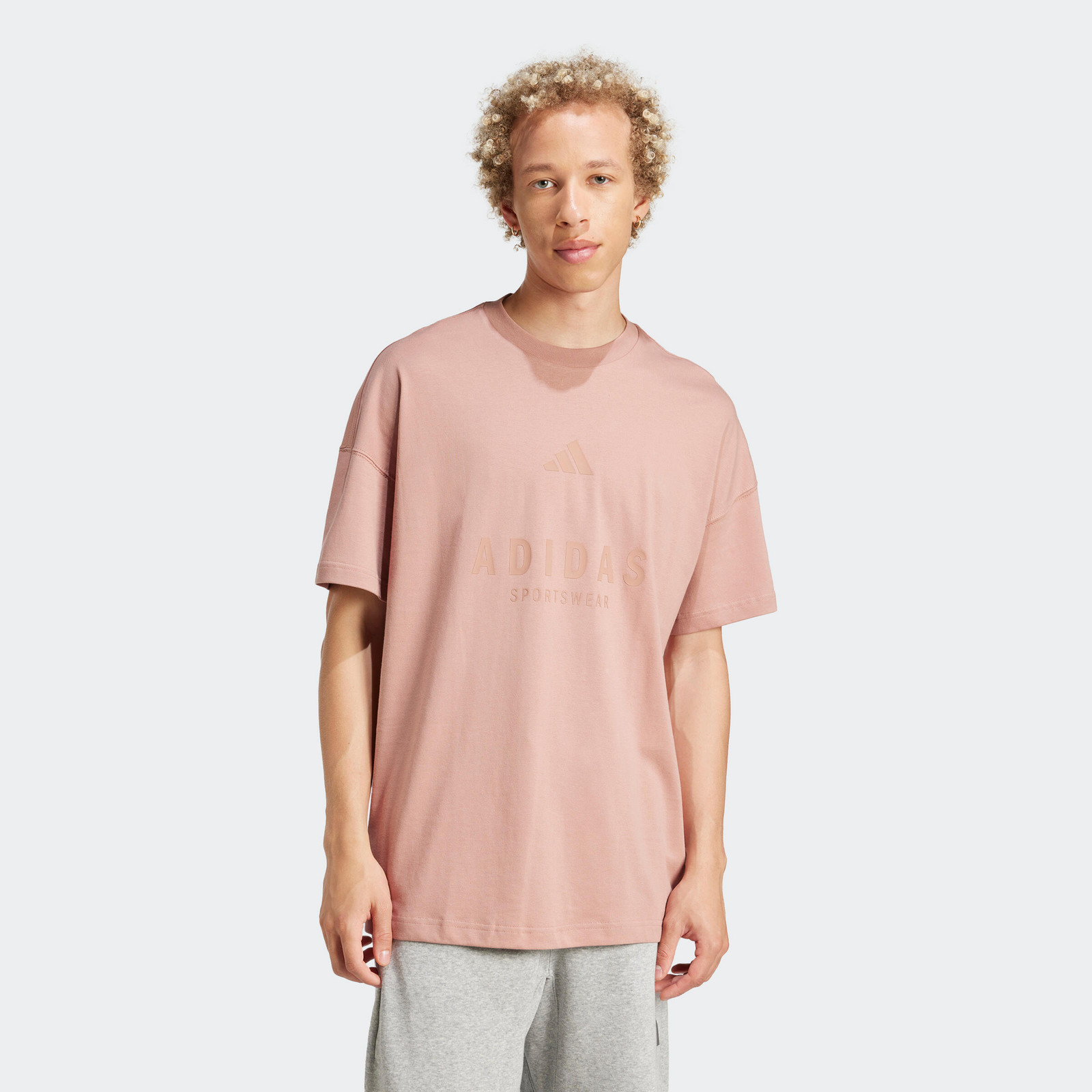 ADIDAS ALL SZN pánske tričko červené