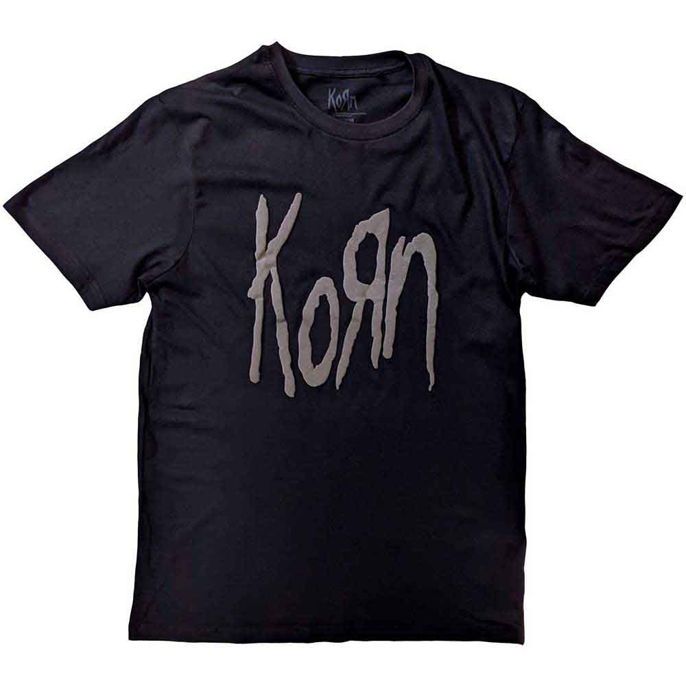 RockOff Korn Unisex tričko - Logo - čierna Veľkosť: M