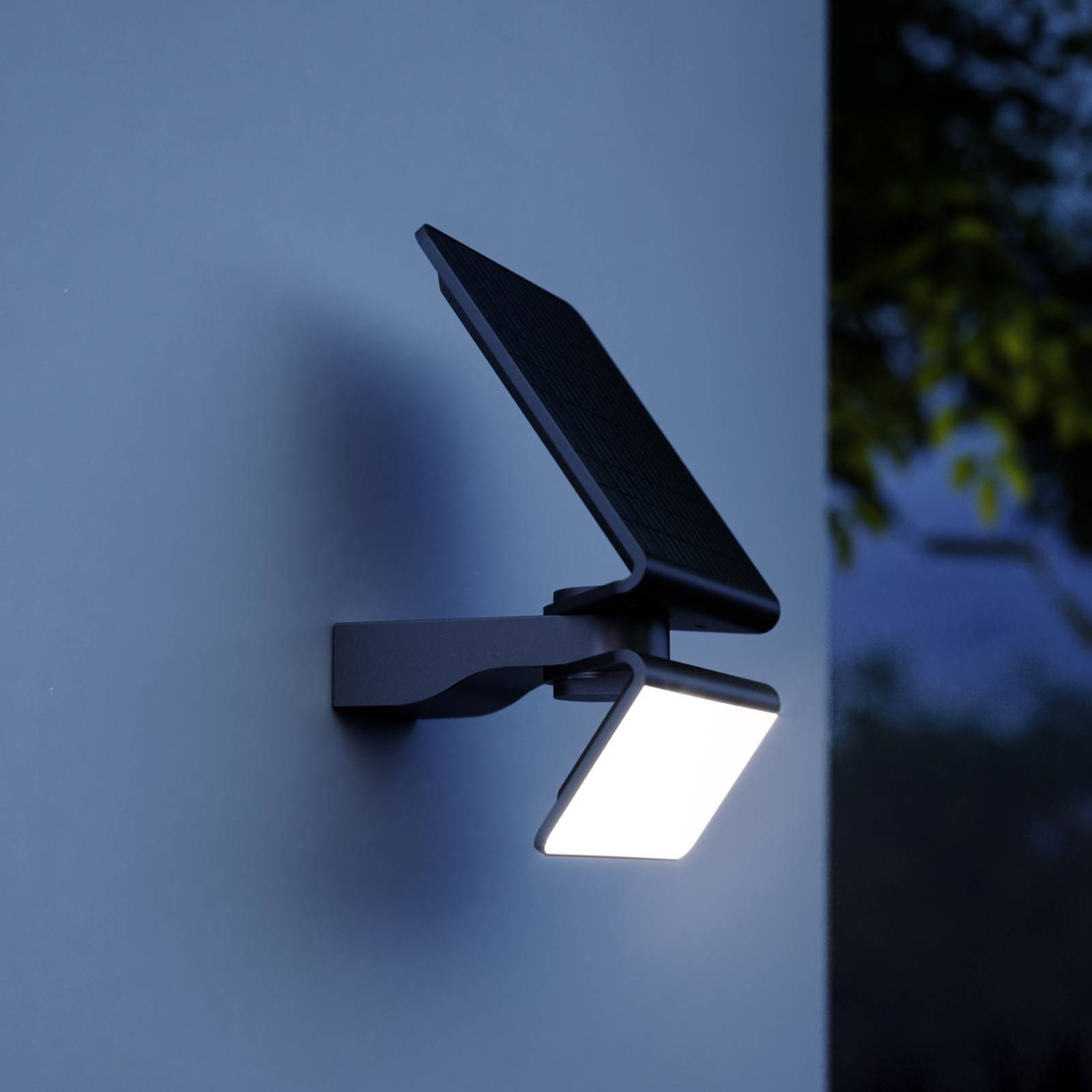 STEINEL LED solárne svetlo XSolar L-S One, antracit, senzor