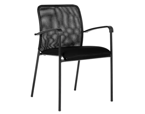 Konferenčná stolička Spider, čierna látka%