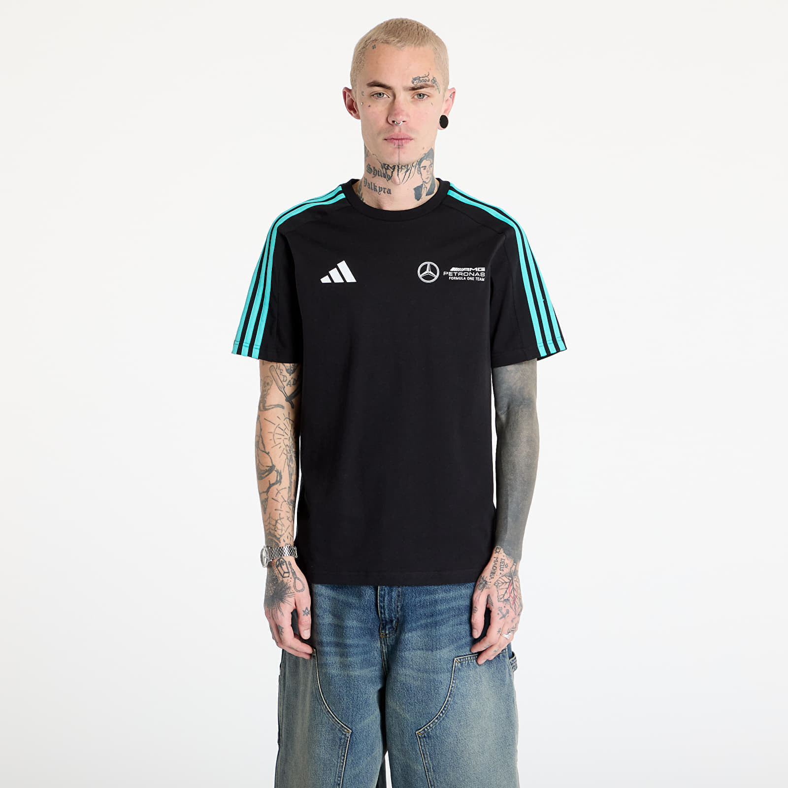 Tričko adidas x Mercedes Amg Petronas Formula One Team Dna Tee Black/ Black/ White S