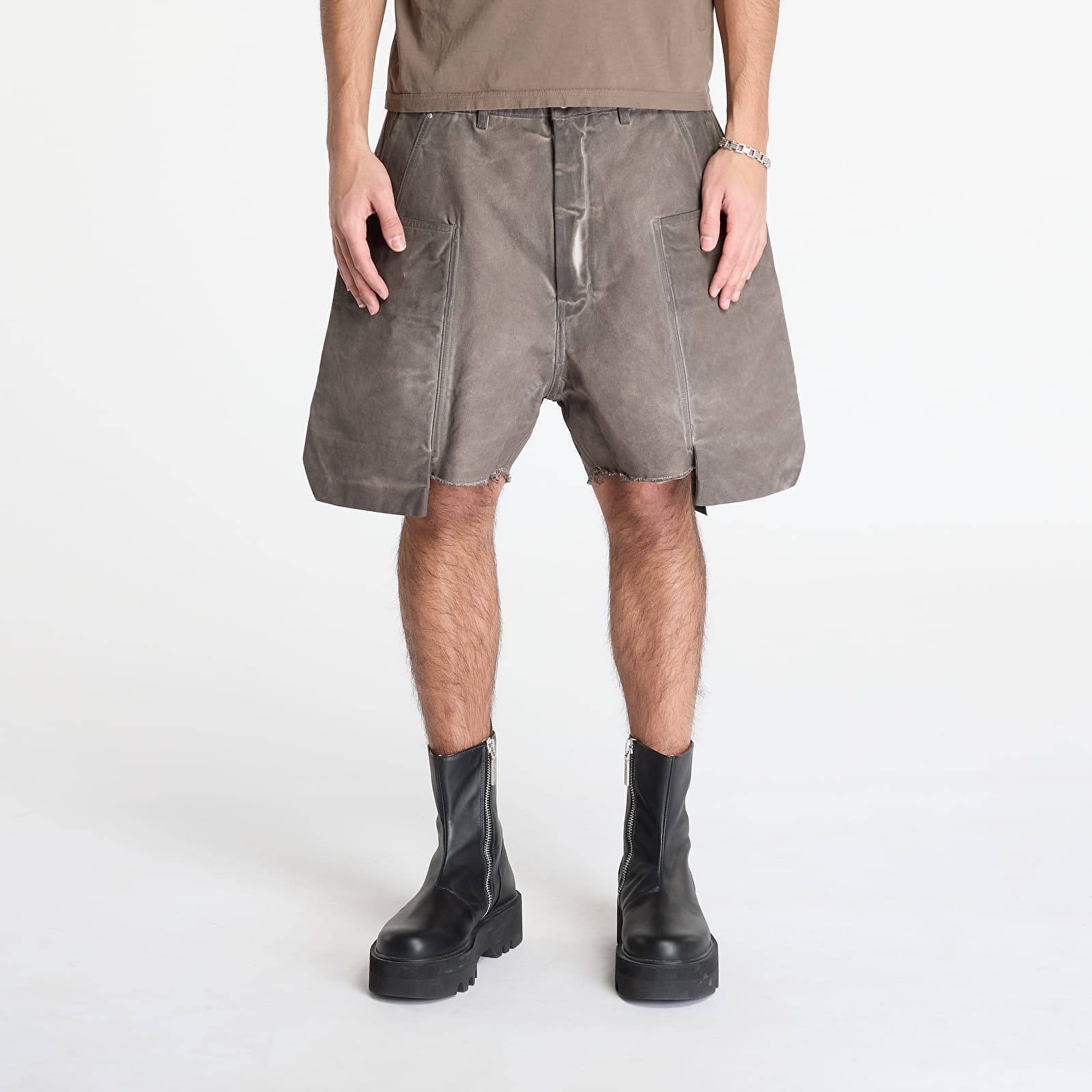 Šortky Rick Owens DRKSHDW Stefan Cargo Shorts Dust 31