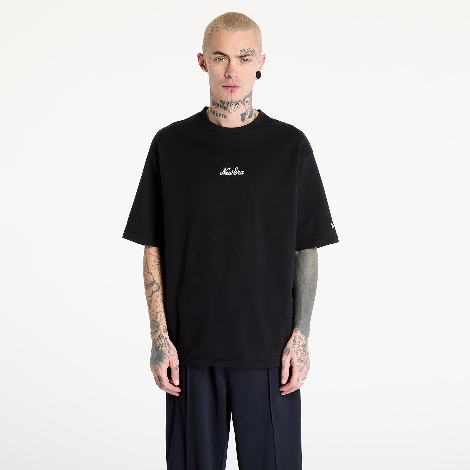 Tričko New Era Floral Graphic Black T-Shirt UNISEX Black XS
