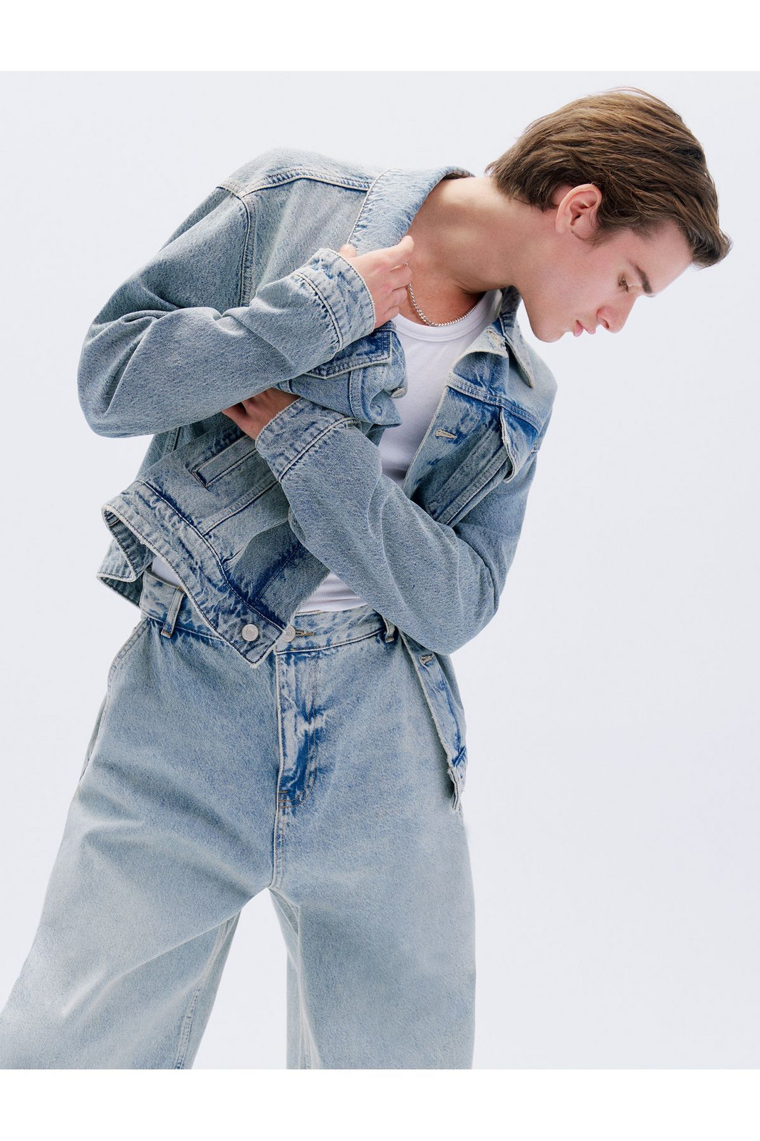 Koton Cotton Buttoned Denim Jacket with Flap Pocket Detail