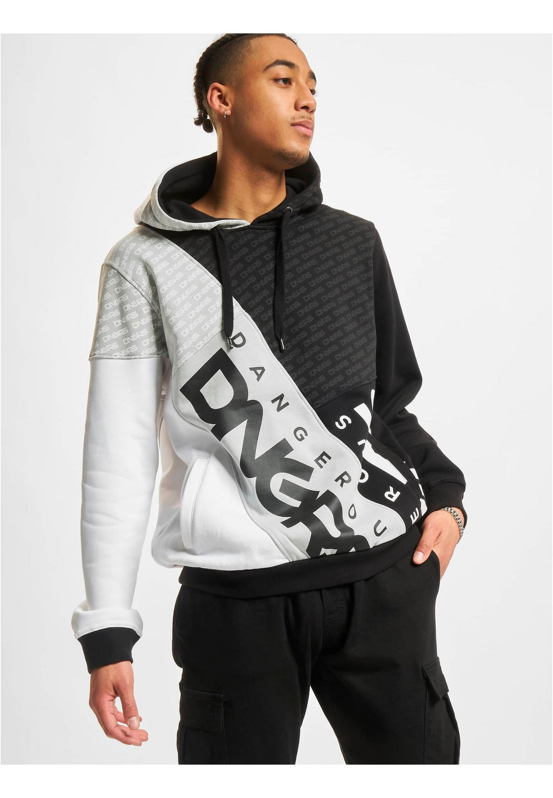 Sweatshirt white/black