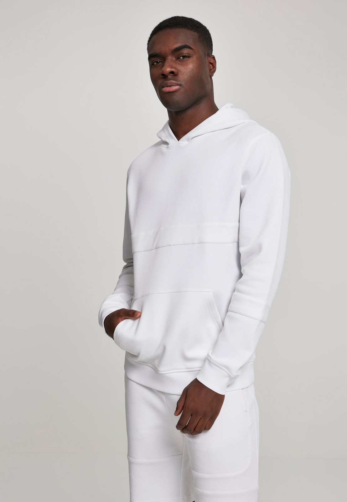 Heavy Pique Hoody white