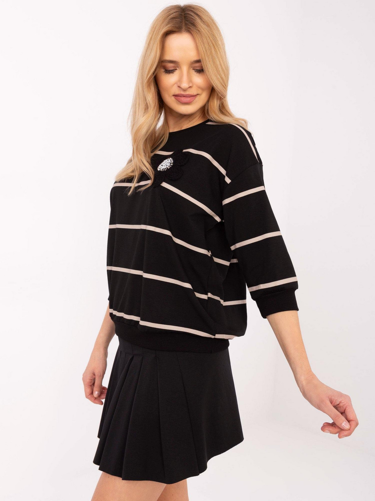 Blouse-RV-BZ-A431.30-black-beige