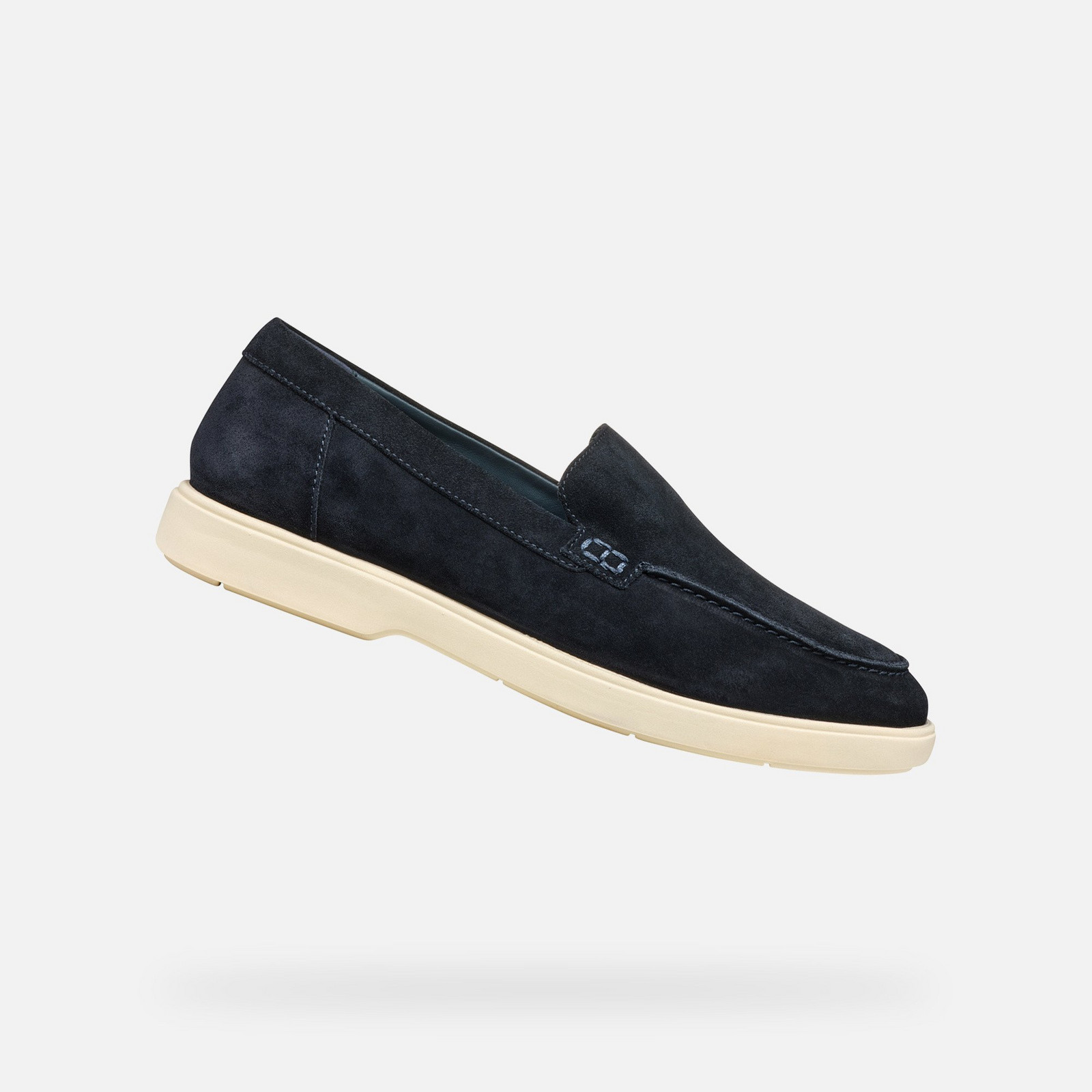 Dark blue men's moccasins Geox Spherica EC17 - Men