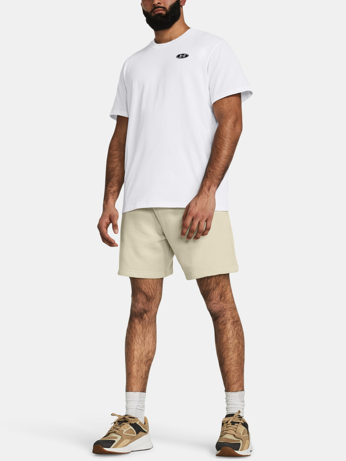 Men's T-shirt Under Armour UA HW LC PATCH SS-WHT - Men's