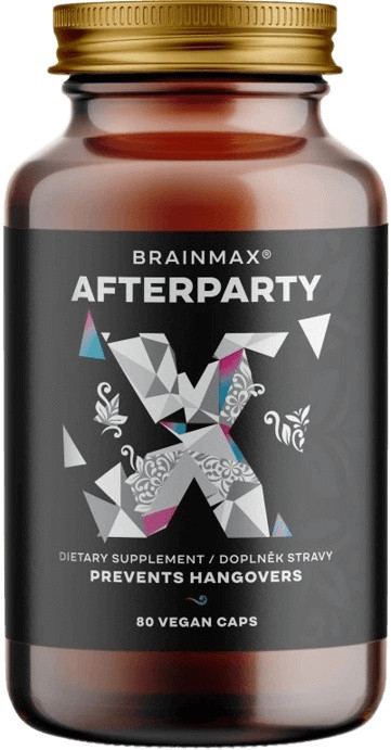 Brainmax afterparty, bojovník za rána bez těžkých kocovin! 80 kapsúl