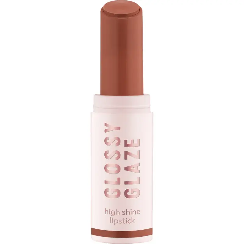 essence Glossy Glaze rúž s vysokým leskom odtieň 01 Livin La Vida Mocha 1.9 g