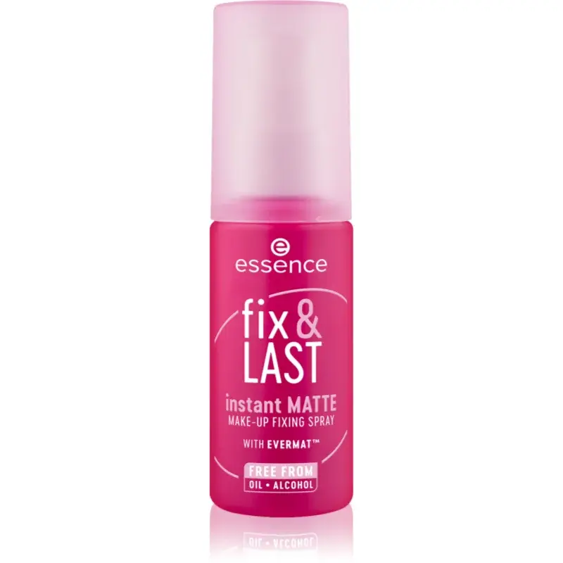 essence Fix & LAST MATTE zmatňujúci fixačný sprej na make-up 50 ml