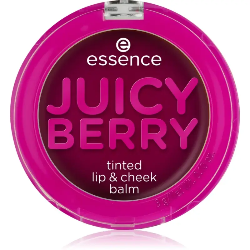 essence Juicy Berry Tinted tekutá lícenka a lesk na pery 3 g