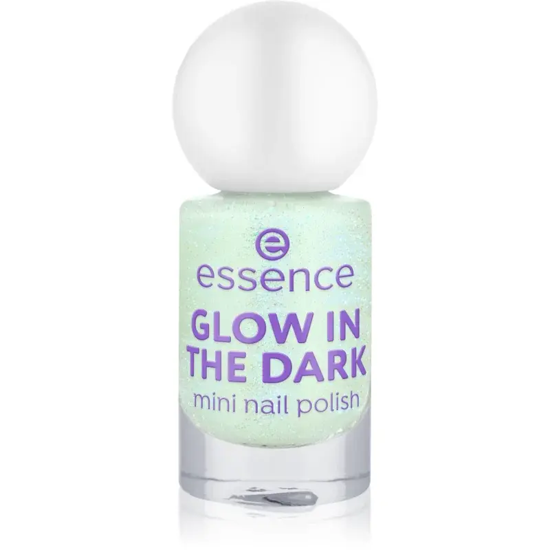 essence GLOW IN THE DARK lak na nechty mini odtieň 01 5 ml