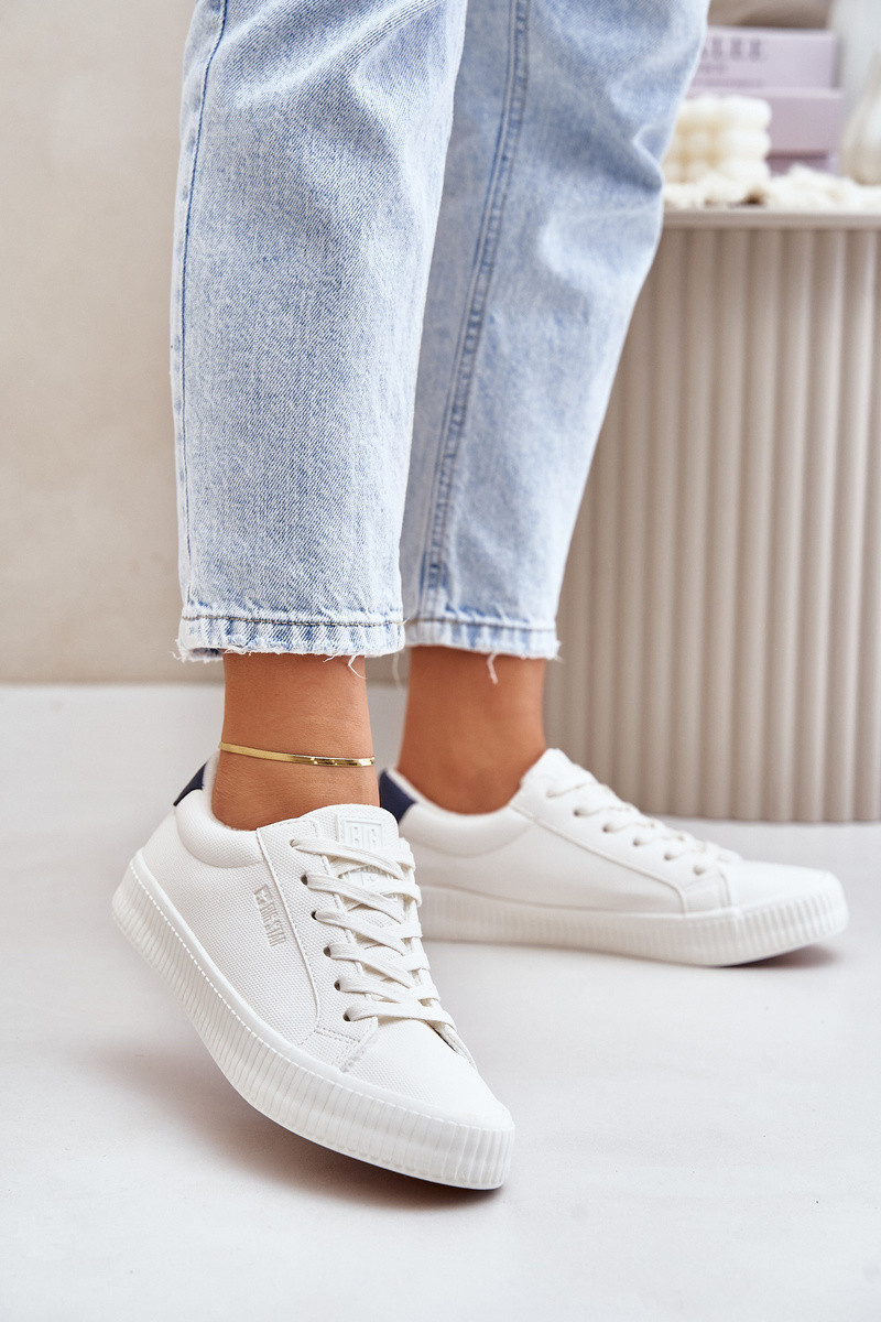 Zateplené dámske tenisky Big Star White 38