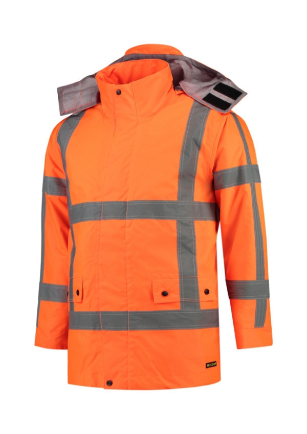 Pracovná bunda RWS Parka unisex fluorescenčná oranžová M