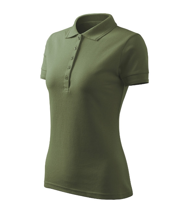 Pique Polo Free dámske polo tričko khaki L