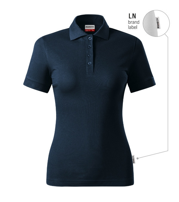 Dámske tričko Resist Heavy Polo Navy Blue 02 (štítok značky) XS