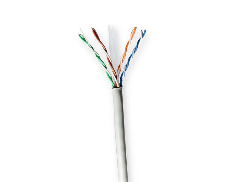 Kábel UTP Cat6e 100m NEDIS CCBG8520GY100S vnútorný