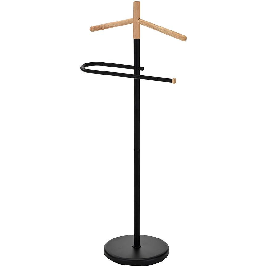 Vešiak na bundu Gc6679 Čierna/Prirodzené