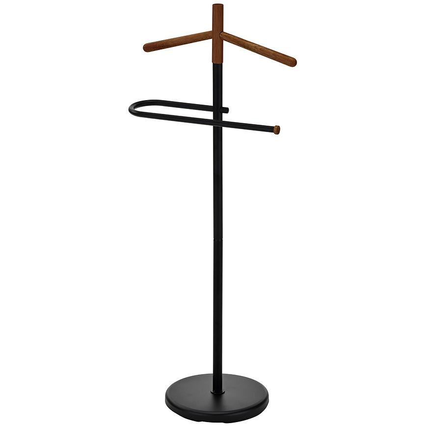 Vešiak na bundu Gc6679 Čierna/Orzech