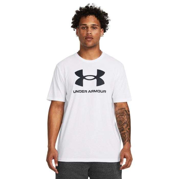 Under Armour Tričko Sportstyle Logo Update SS White M