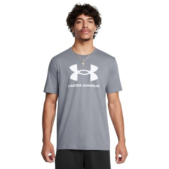 Under Armour Tričko Sportstyle Logo Update SS Gray S