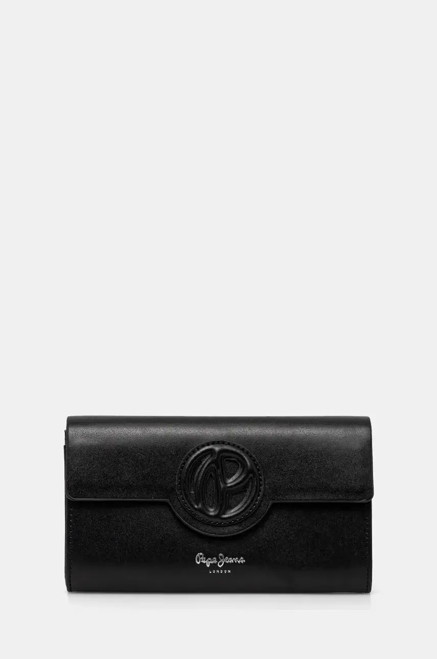 Peňaženka Pepe Jeans LIMITED WALLET dámska, čierna farba, PL070273