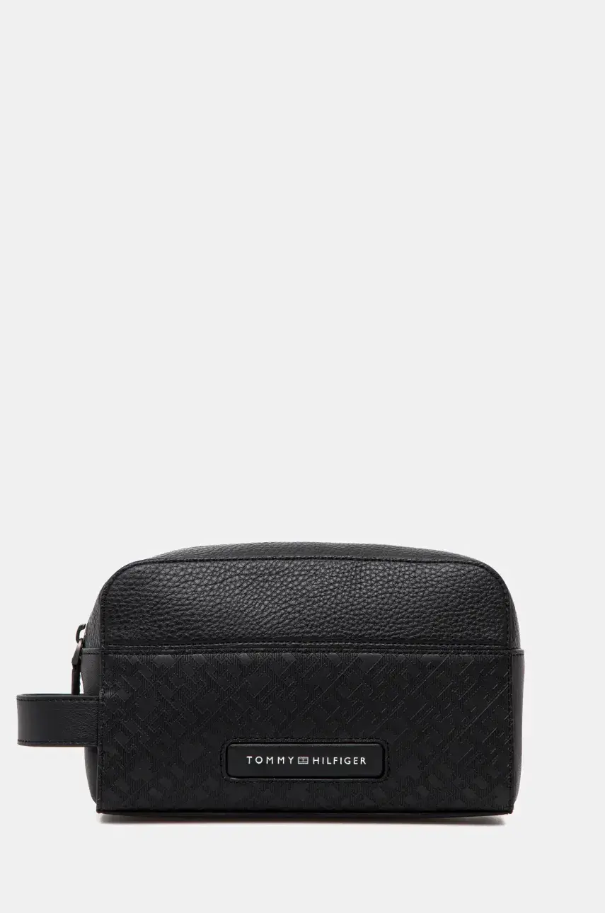 Kozmetická taška Tommy Hilfiger čierna farba, AM0AM13255