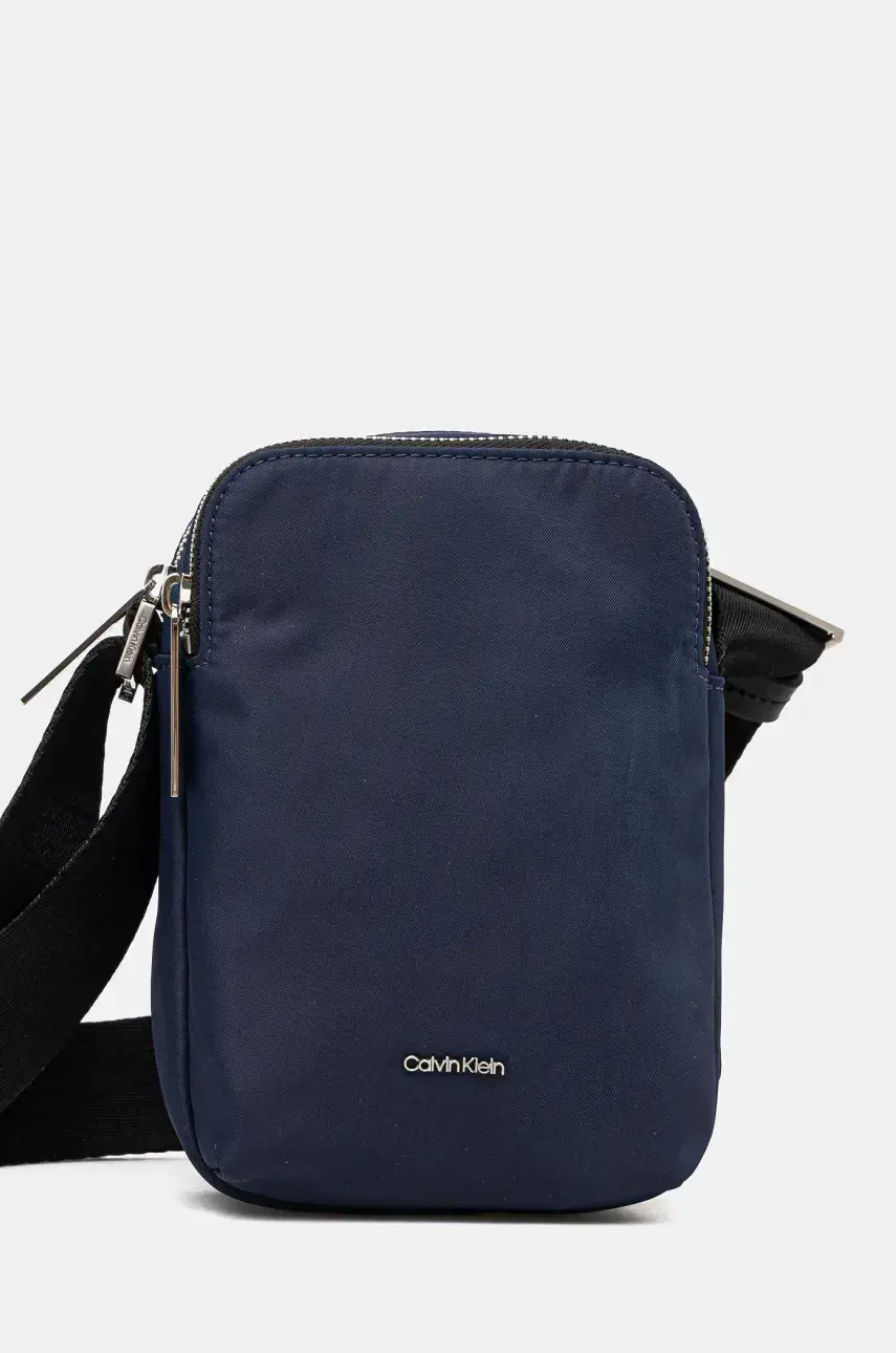 Malá taška Calvin Klein tmavomodrá farba, K50K512888