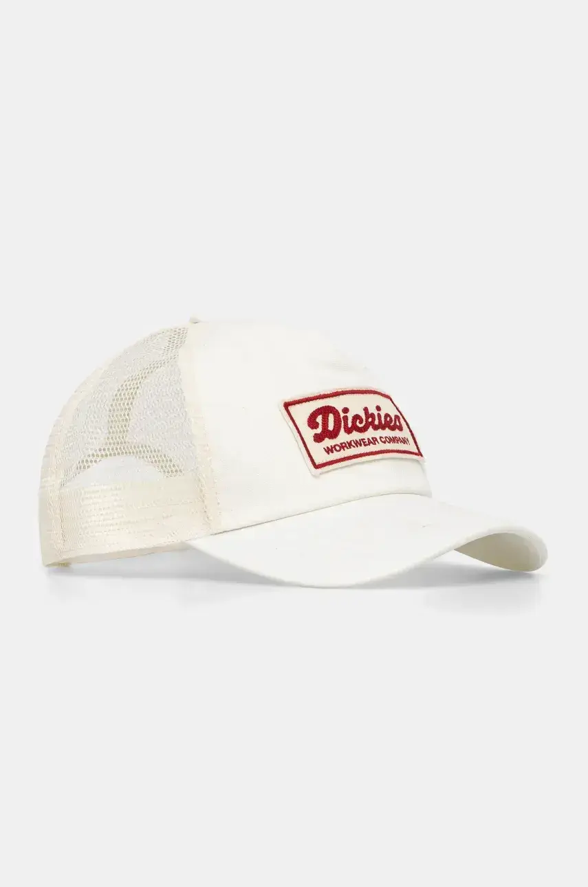Šiltovka Dickies béžová farba, s nášivkou, DK0A4Z6MC481