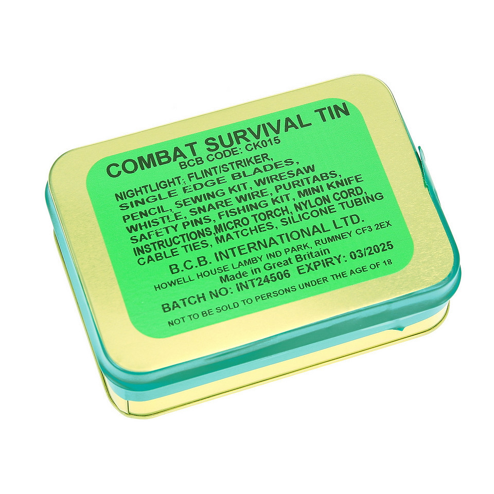 KPZ krabička poslednej záchrany BCB Combat Survival Tin - olivová