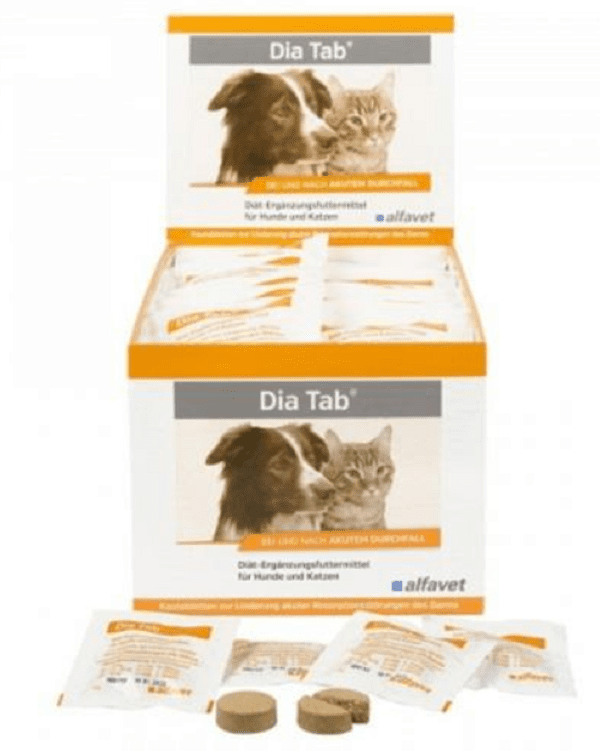 DIA-TAB žuvacie tablety pre psy a mačky 60tbl