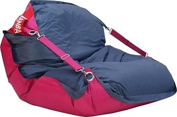 BeanBag Sedací pytel 189×140 duo pink - jeans