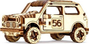 Wooden City 3D puzzle Superfast Rally Car 1