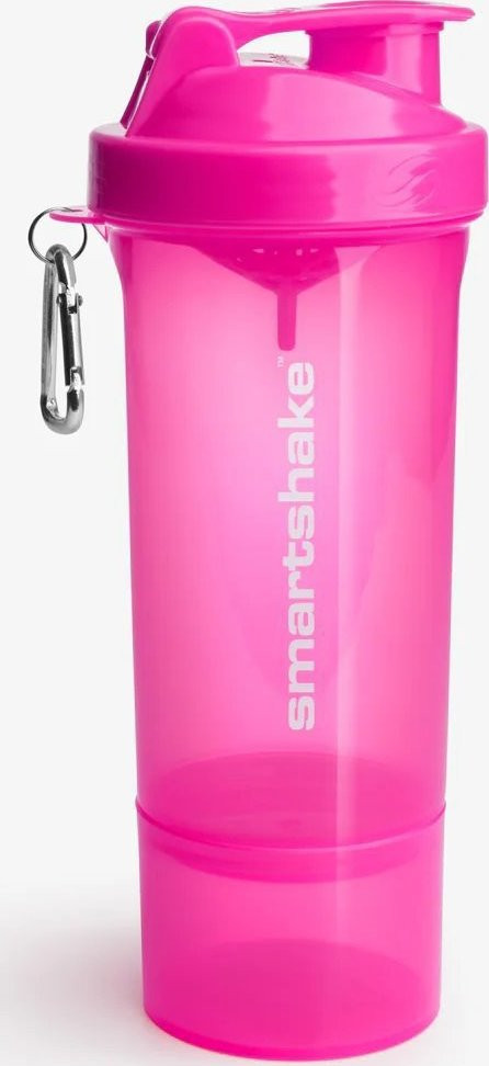 SmartShake Vícedílný šejkr Slim 500 ml růžový