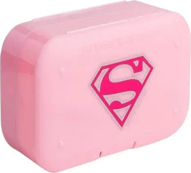 DC Comics Supergirl – organizér na pilulky Pillbox 12, svetloružový