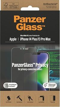 PanzerGlass Privacy Apple iPhone 14 Plus/13 Pro Max s inštalačným rámčekom