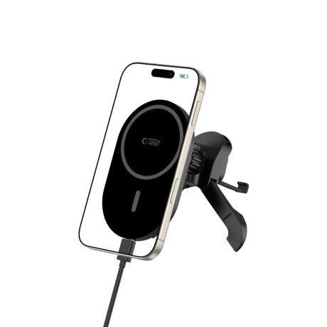 Tech-Protect V6 MagSafe Stable Vent držiak na mobil do auta 15W, čierny