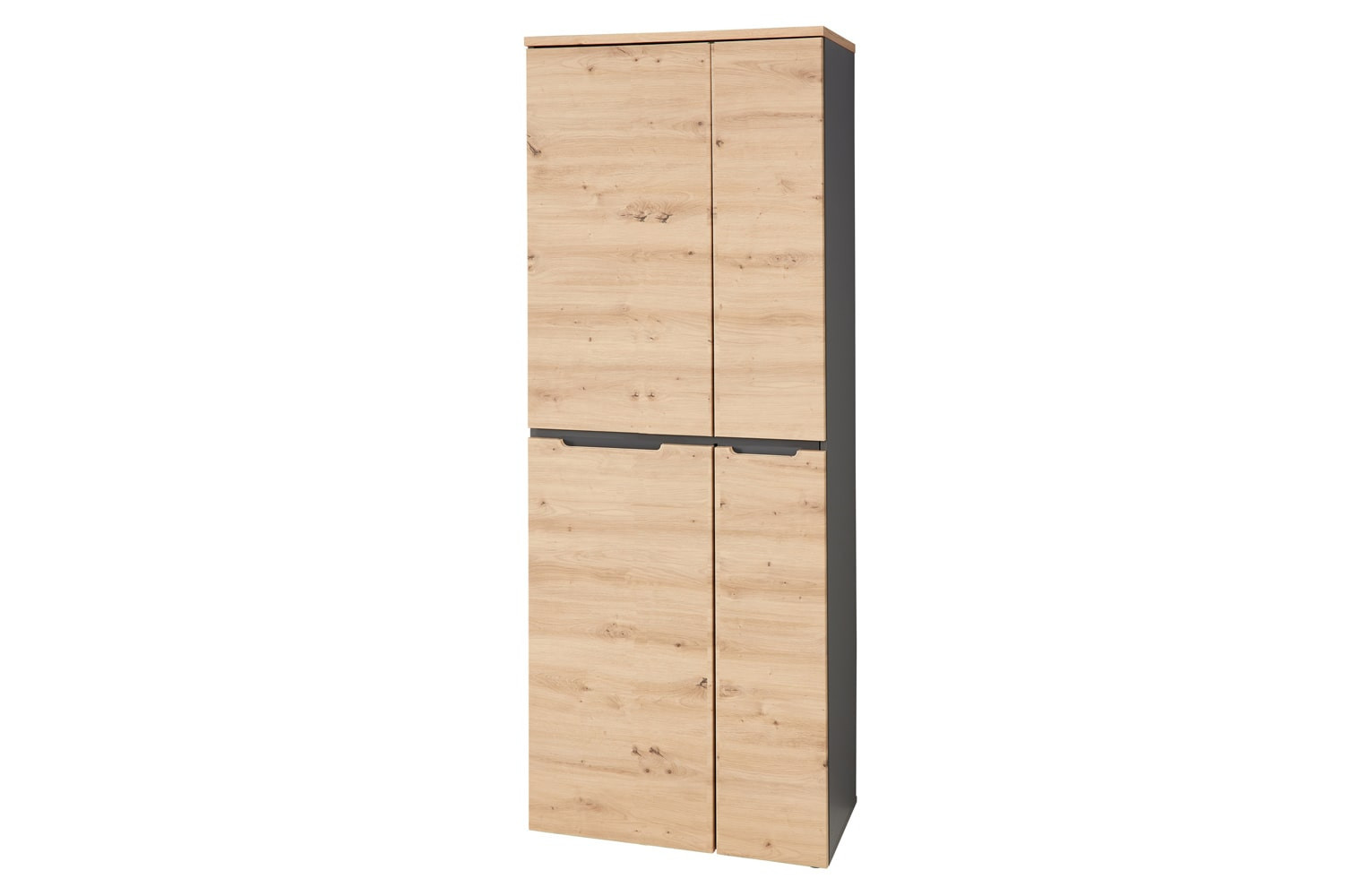 Kancelářská knihovna Brego 01 75 cm grafit/dub Artisan